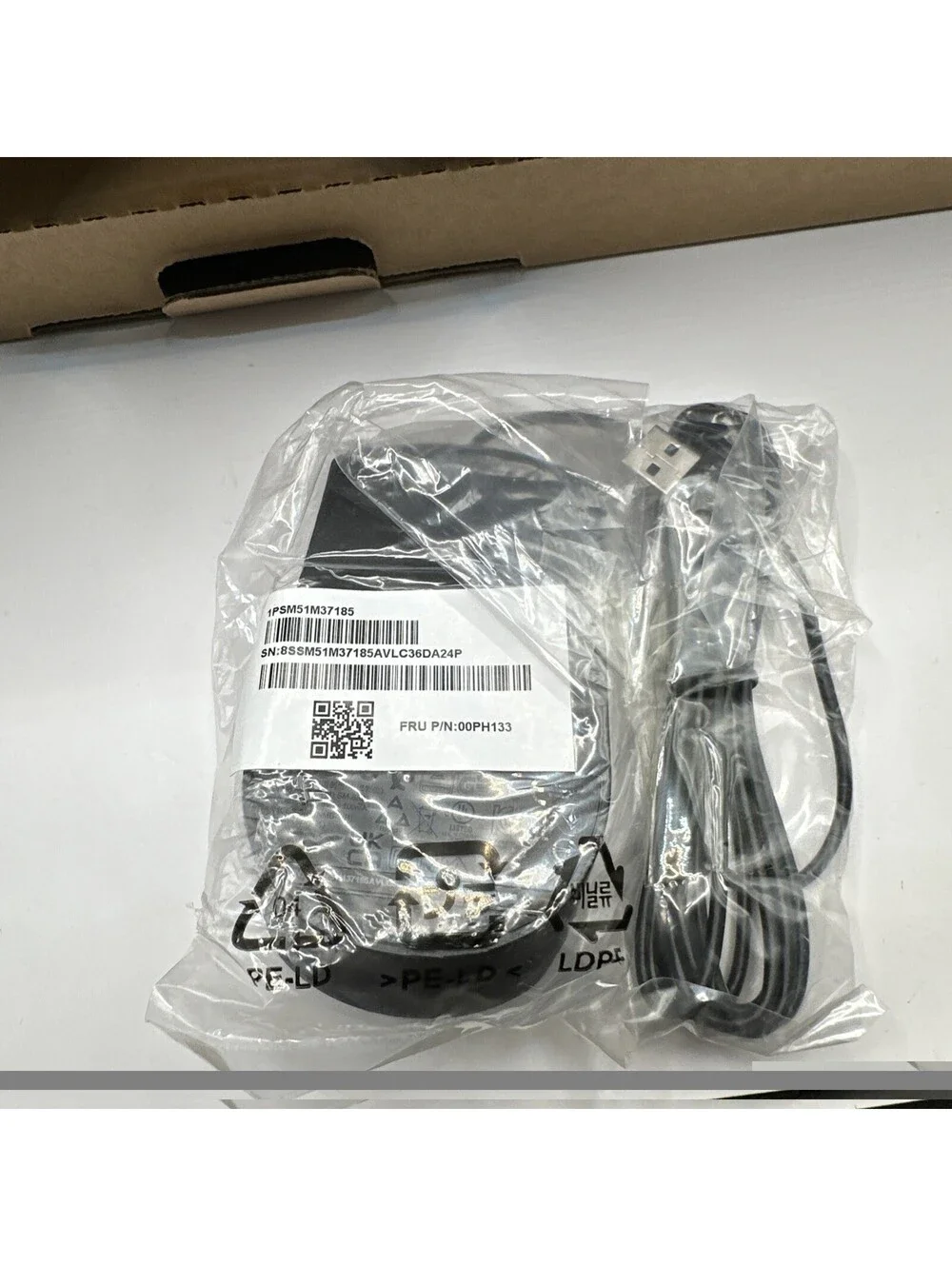 Lenovo KBBH21 Traditional USB Keyboard With SM-8823 Mouse NEW NEVER USED